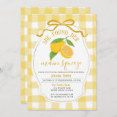 Lemon Vrijgezellenfeest Ze vond haar hoofdplein Kaart (Voorkant / Achterkant)