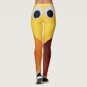 Lemon, vruchten met goede ogen en appel leggings (Achterkant)