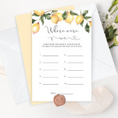 Lemon Waar waren we vrijgezellenfeest?