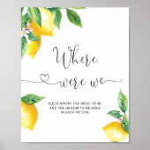 Lemon waar waren we vrijgezellenfeest-spel? poster (Voorkant)