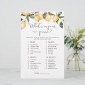 Lemon Wat zit er in je paarse vrijgezellenfeest ga (Staand voorkant)