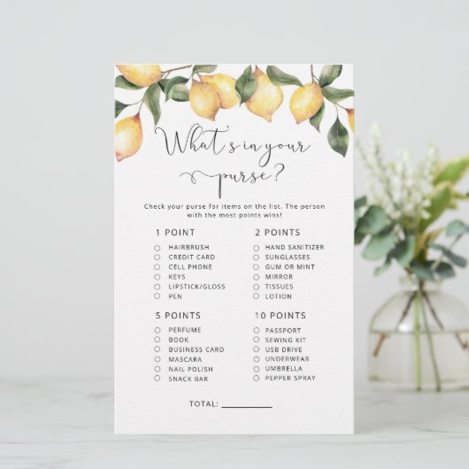 Lemon Wat zit er in je paarse vrijgezellenfeest ga (Staand voorkant)