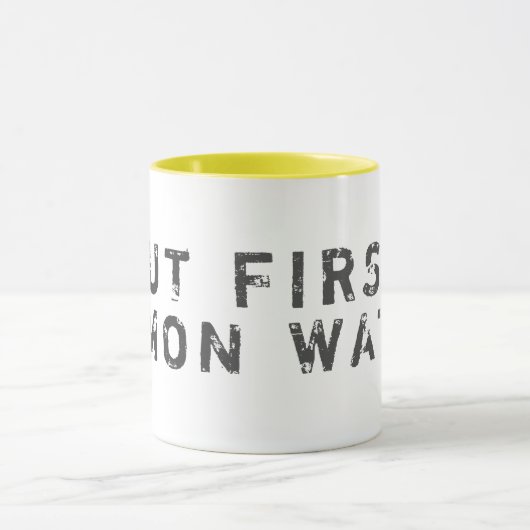 Lemon water mok (Midden)