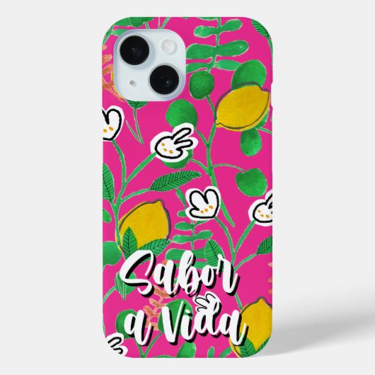 lemon watercolor Case-Mate iPhone case (Achterkant)