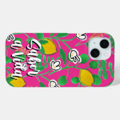 lemon watercolor Case-Mate iPhone case (Achterkant (horizontaal))