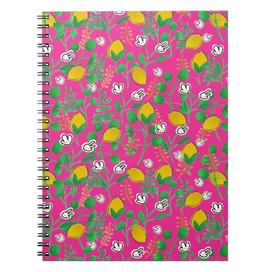 lemon watercolor notitieboek (Voorkant)