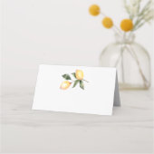 Lemon Waterverf bruiloft Plaatskaartje (Voorkant)