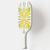 Lemon Waterverf Kunstontwerp schilderen Pickleball Paddle (Links)