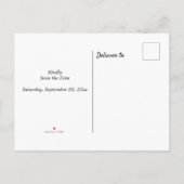 Lemon-Waterverf laat Briefkaart Datum opslaan (Achterkant)