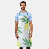 Lemon-Waterverf met levendige kleuren Schort (Gedragen)