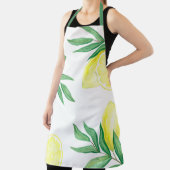 Lemon-Waterverf met levendige kleuren Schort (Insitu)