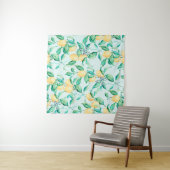 Lemon-waterverf naadloos patroon wandkleed (In Situ (horizontaal))