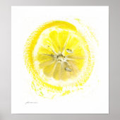 Lemon waterverf poster (Voorkant)