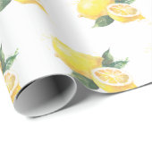 Lemon Waterverf speciale plaats Cadeaupapier (Rol Hoek)