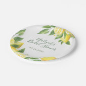 Lemon Waterverf speciale plaats Papieren Bordje (Gekanteld)