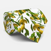 Lemon-Waterverf Stropdas (Opgerold)