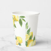 Lemon Waterverf Weddenschap Papieren Bekers (Rechts)
