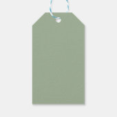 Lemon Wedding Favor Gift Labels Citrus Summer Gree Cadeaulabel (Achterkant)