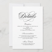 Lemon Wedding | Mediterrane citrus Kaart (Achterkant)