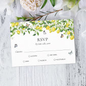 Lemon Wedding RSVP Kaartje