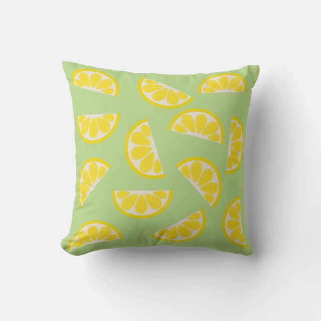 Lemon Wedges Pillow Kussen (Voorkant)