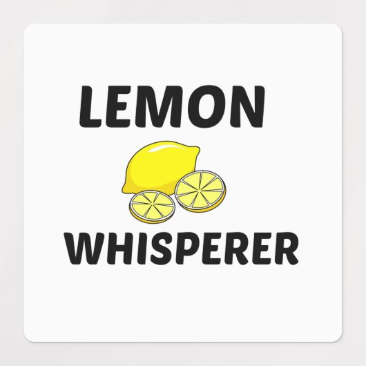 LEMON WHISPERER LABELS (Design 1)