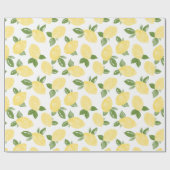 Lemon Wrapping Paper Cadeaupapier (Vlak)
