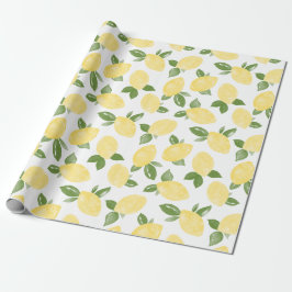 Lemon Wrapping Paper Cadeaupapier