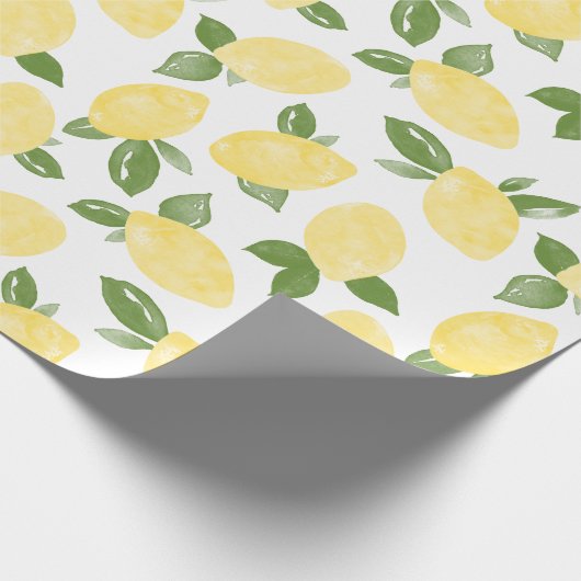 Lemon Wrapping Paper Cadeaupapier (Hoek)