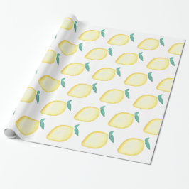 Lemon Wrapping Paper Cadeaupapier