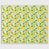 Lemon Wrapping Paper Cadeaupapier (Vlak)