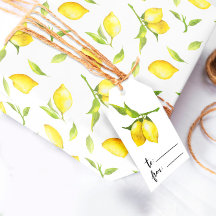 Lemon Wrapping Paper