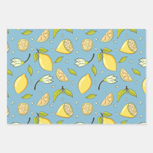 Lemon Wrapping Paper Set (Voorkant 2)