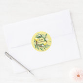 Lemon wreath sticker customizable (Envelop)