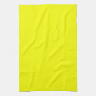 Lemon Yellow Accent Decor Color past dit aan Theedoek