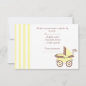LEMON YELLOW BABY SHOWER RSVP KAARTJE (Achterkant)
