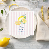 Lemon Yellow Citrus Bridal Shower  Servet