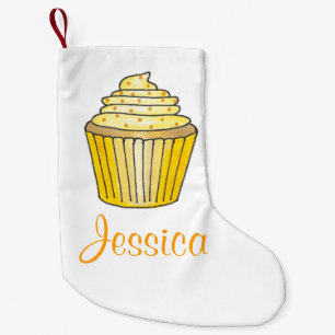 Lemon Yellow Cupcake, die de bakkerij van prinsess Kleine Kerstsok