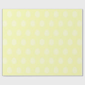 Lemon Yellow Easter Egg Wrapping Paper Cadeaupapier (Vlak)