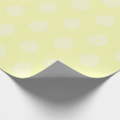 Lemon Yellow Easter Egg Wrapping Paper Cadeaupapier (Hoek)