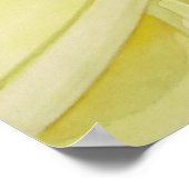 Lemon Yellow Frangipani Poster (Hoek)