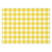 Lemon Yellow Gingham / Buffalo Check Tablecloth Tafelkleed (Voorkant (Horizontaal))