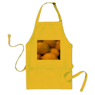 Lemon Yellow Kitchen Apron Standaard Schort