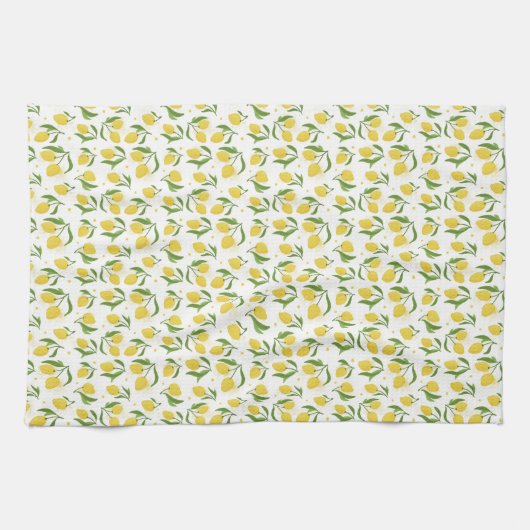Lemon Yellow Kitchen Towel Theedoek (Horizontaal)