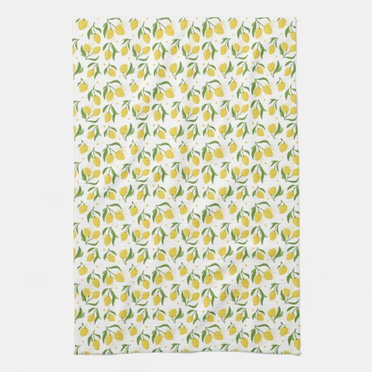 Lemon Yellow Kitchen Towel Theedoek (Verticaal)