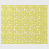 Lemon Yellow Love Cadeaupapier (Vlak)