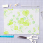 Lemon Yellow Love Hearts Tissuepapier (Craft)