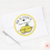 Lemon Yellow Modern uit de keuken van het etiket (Envelop)