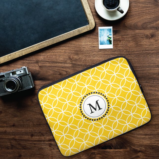 Lemon Yellow Monogram Laptop Sleeve (Creator heeft geüpload)