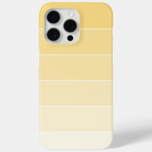 Lemon Yellow Ombré Stripes iPhone 15 Pro Max Hoesje
